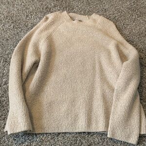 ASOS Cream Women's Crew Neck Sweater